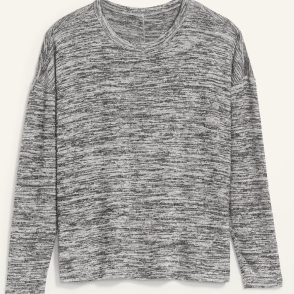 Cozy-Knit Long-Sleeve T-Shirt - Picture 1 of 1